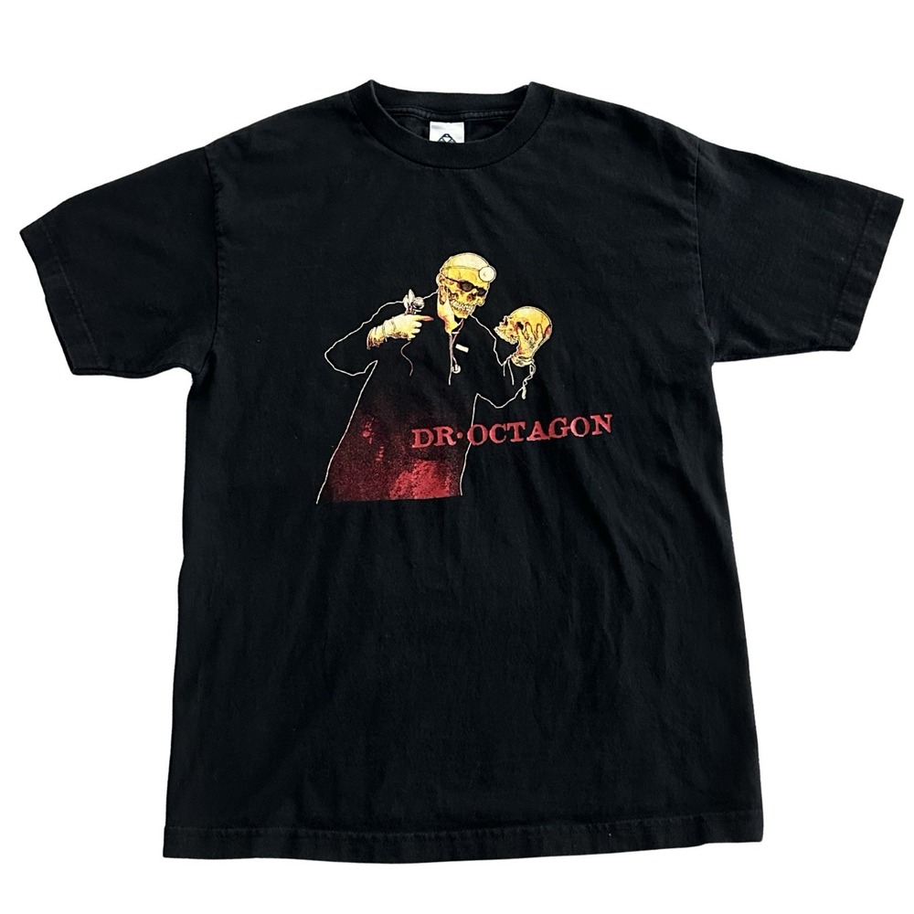 Vintage Dr. Octagon Kool Keith Graphic T Shirt Mens M Black Underground Rap